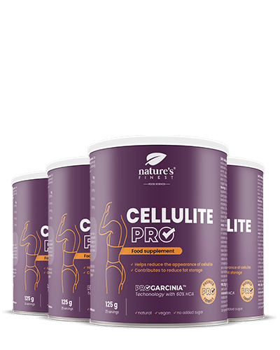 100% Cellulite PRO® von Nature's Finest | Getränkemischung zur Cellulitereduktion | 4er-Pack.